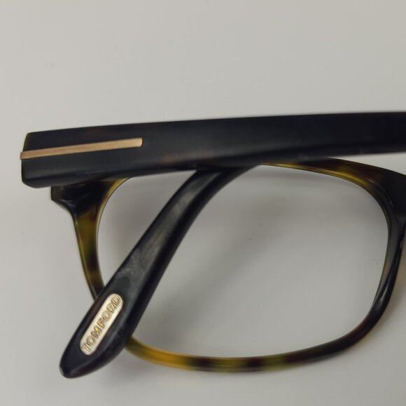 Tom Ford Tortoise Eye Glasses Frames (TF5405-052) Size 54-15-140 - Picture 8 of 11